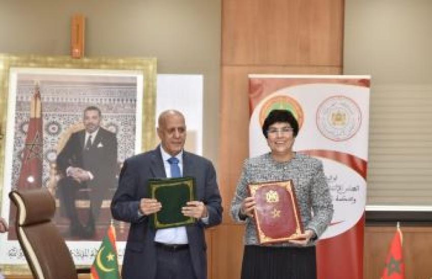 Signature d’un mémorandum d’entente entre la Cour des comptes du Royaume du Maroc et la Cour des comptes de la République Islamique de Mauritanie